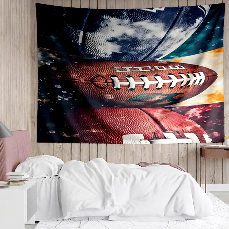 1PC Sports Equipment Collection K-pop music group Tapestry Accessories for Bedroom,Livingroom, dormitory Room Wall Decor Fan Birthday Gifts