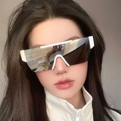 Солнцезащитные очки большого размера для улицы, квадратной формы, высокого качества, ветрозащитные, женские, для велоспорта, альпинизма, мужские