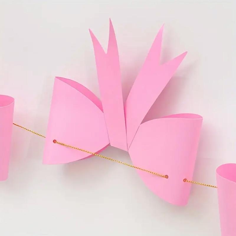 1 шт. настенное украшение на день рождения, свадебный душ, бант, подвесной бант, сделай сам, принадлежности для тематической вечеринки, баннер для вечеринки, реквизит для фотосъемки, 5 цветов