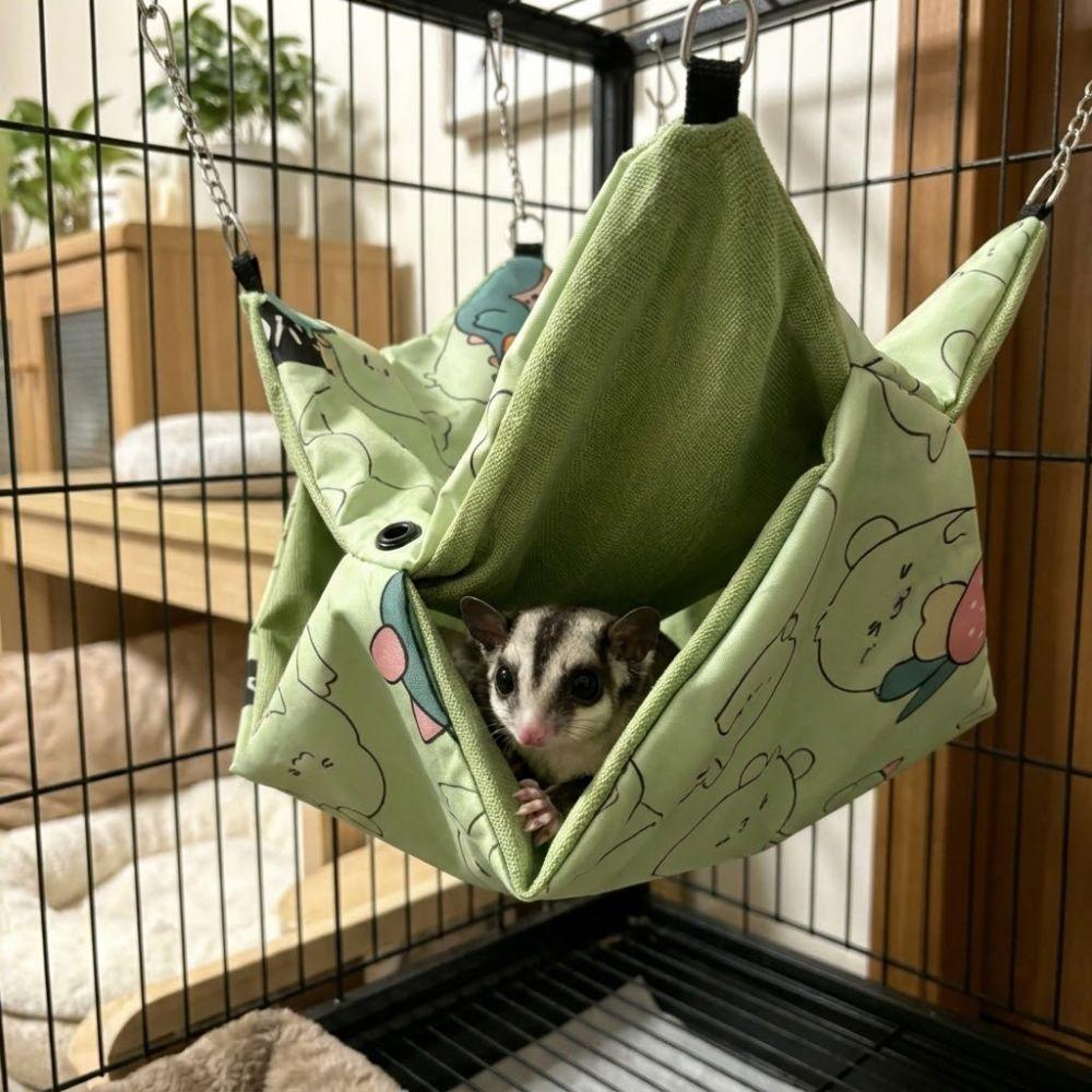 Waterproof Small Pet Hammock Breathable Hamster Cage Swing Hamster Sleeping Bag Squirrels