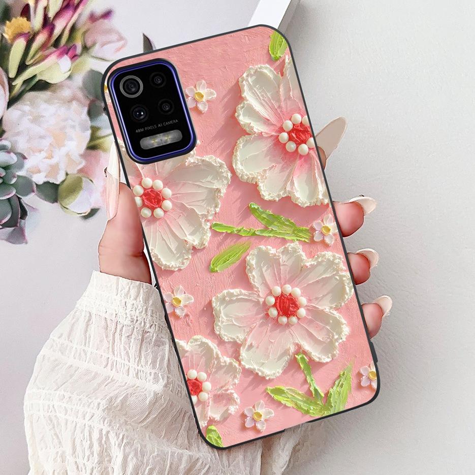 Чехол для LG K52 K62 2020 LM-K520 LM-K525 Стильный чехол-обложка с рисунком в виде сердца из любви Мягкий ТПУ чехол для телефона для LG K62 K 52 LGK52 LGK62 Fundas