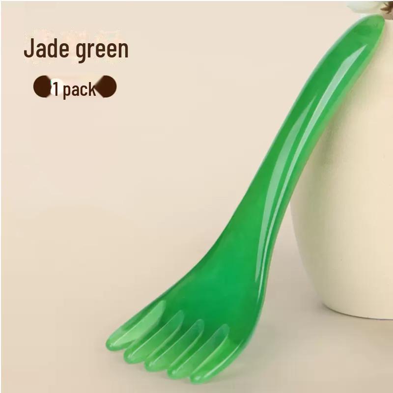 Массажер для кожи головы с пятью лапками: Акупрессурная расческа для релаксации и декомпрессии