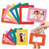 12 Pcs Colorful Magnetic Photo Frames for Fridge Photo Notes Calendar Holder, Perfect Gift for Your Loved Ones Friends and Family