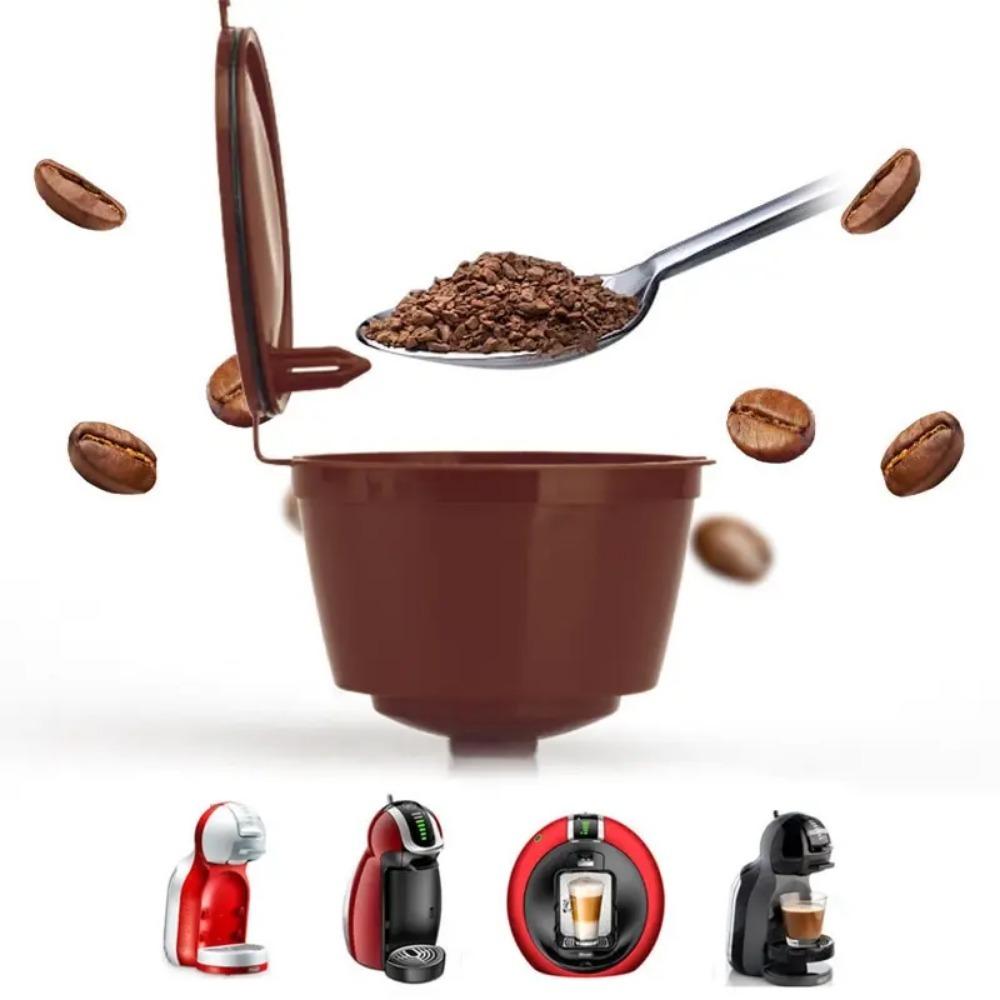 6 шт. многоразовые кофейные капсулы для машины Nescafe Dolce Gusto, многоразовые кофейные капсулы, комплект фильтров для чашек