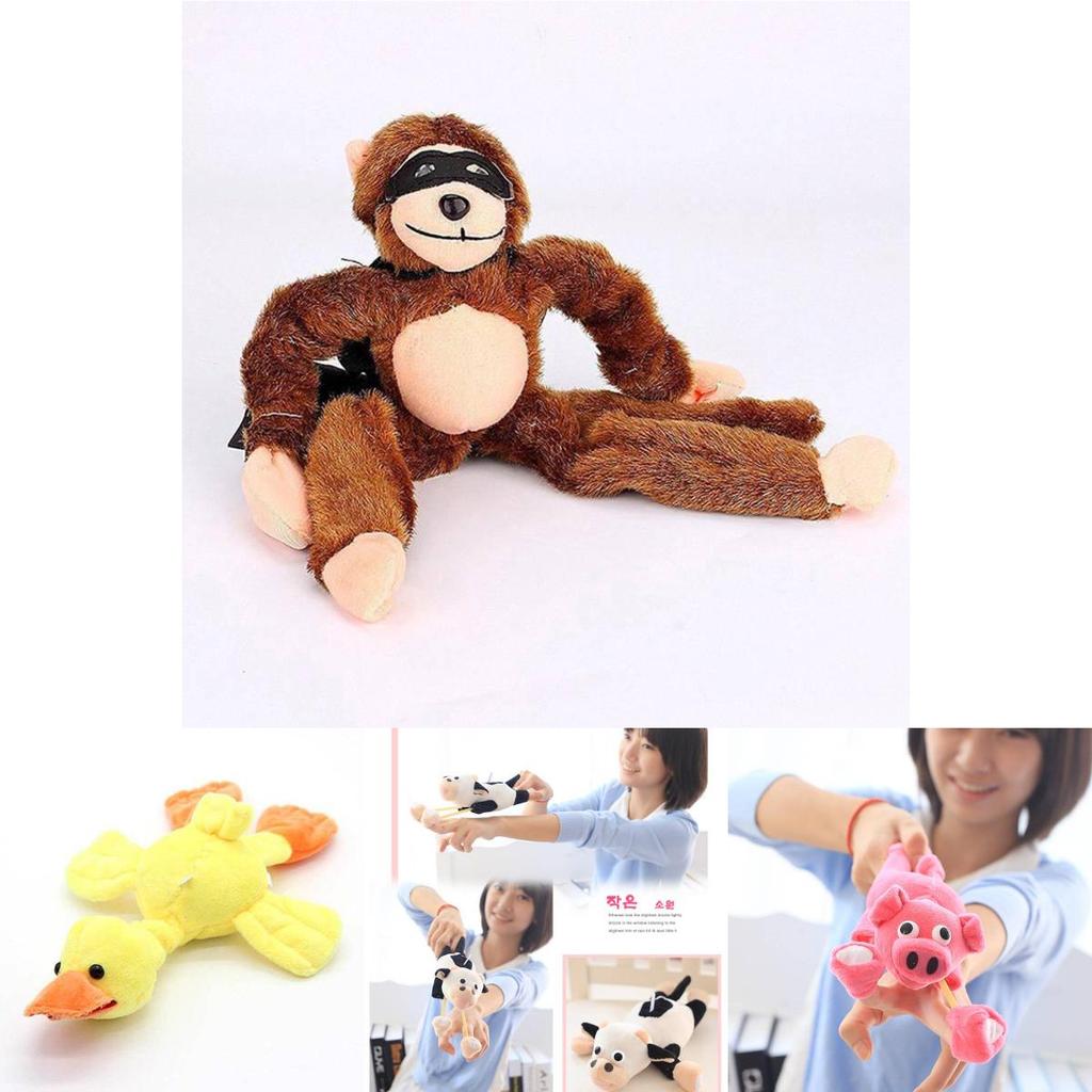 Soft Plush Stuffed Flying Monkey Chicken Frog Duck Pig Cow Animal Series Toy