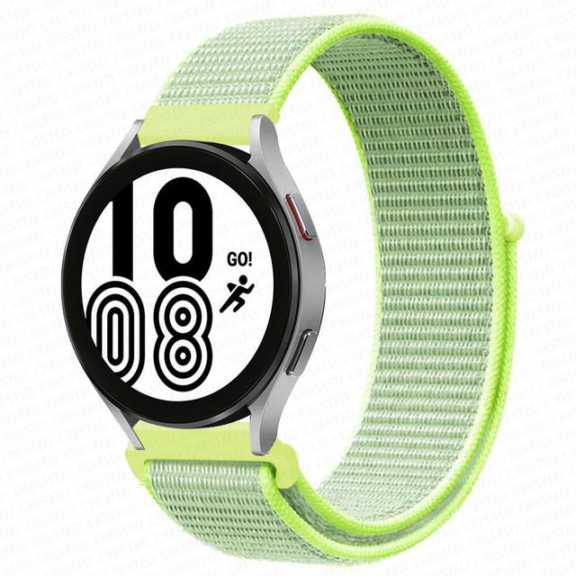 Нейлоновый ремешок 20/22 мм для Samsung Galaxy watch3 4/classic/Active 2 Gear S3/S2, браслет-ремешок Correa Amazfit GTS 2 Huawei Watch GT 2e Pro, профессиональный ремешок