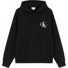 Calvin Klein Толстовка с капюшоном и принтом в виде букв, унисекс, черная J327360-BEH