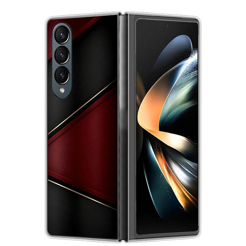Чехол для Samsung Z Fold 4 ZFold 5 4 5G Жесткий прозрачный чехол для телефона для Samsung Galaxy Z Fold4 Fold5 Ударопрочный бампер Fundas
