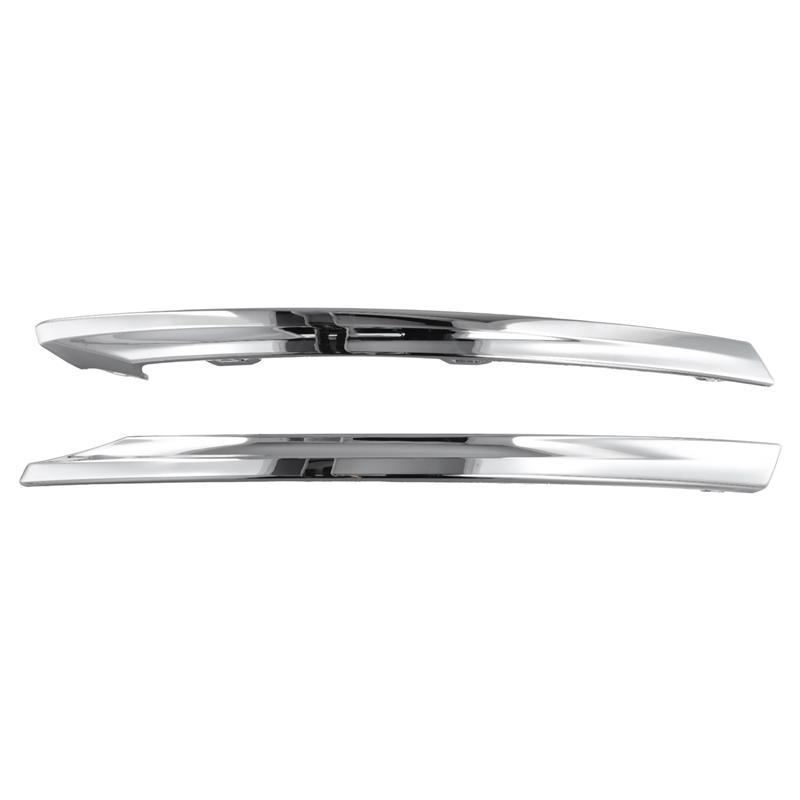 1 Pair For Volvo XC60 MK2 2025 Car Front Bumper Bright Strip Chrome Plated 32227905 32227906