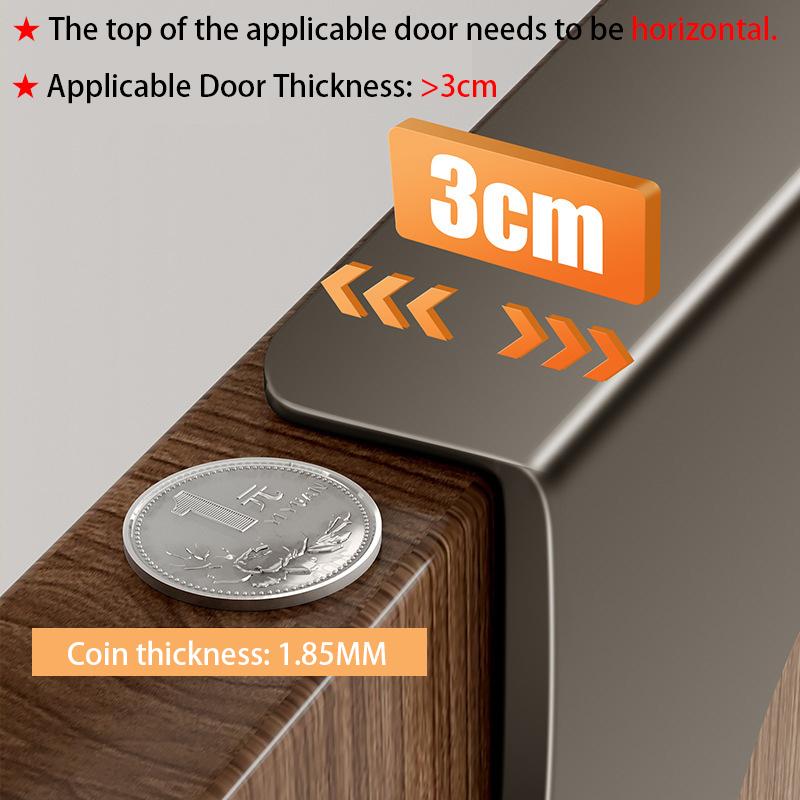 Треугольные крючки над дверью, Органайзер-стойка для подвешивания из углеродистой стали с 6 крючками для одежды, сумок, Вешалка на дверь для ванной комнаты, кухни