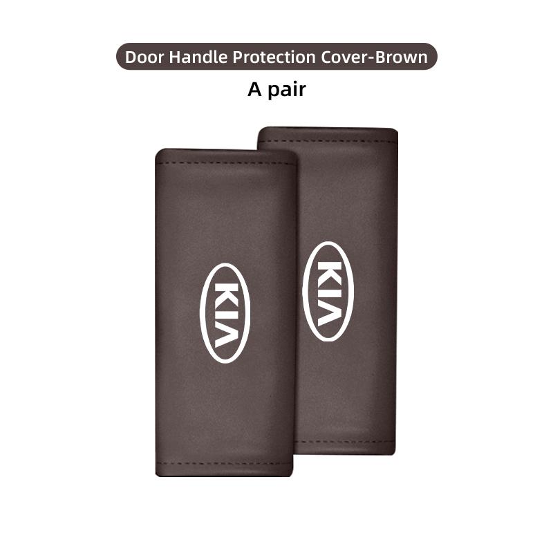 URDV7 For KIA Car Interior Car Roof/Door Handle Leather Protective Cover Auto Accessories K5 K2 Optima Soul Spectra Niro Cadenza
