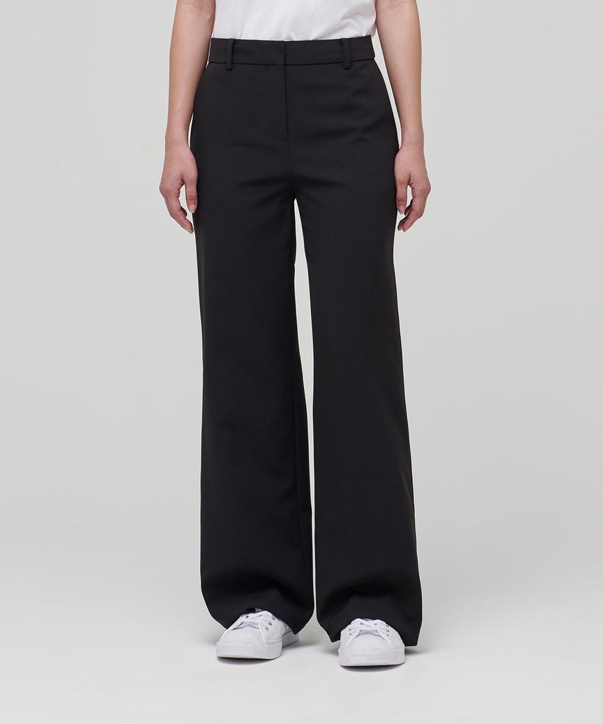 MUSINSA STANDARD WOMAN Женские свободные широкие брюки [Черный]