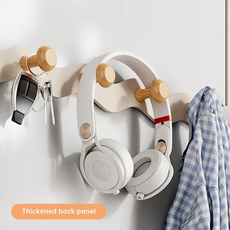 Крючок на дверь Настенная вешалка для одежды без пробивки Крючок для одежды Входная дверь Настенный крючок для пальто и шляп Крючок-рейка для спальни