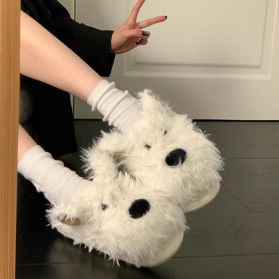 Новая универсальная женская обувь - Толстая подошва, Увеличивающая рост, Теплая и Хлопковые шлепанцы