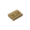 20 шт. Совместимые с MOC Детали Сборки 32028 Пластина Модифицированная 1x2 с Направляющей для Двери Детали Строительных Блоков DIY Образовательные Техно To