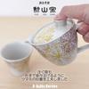 Hasami Ware Made in Small Large Tea Strainer Flower Center Microwave and Dishwasher Safe J-kitchens Teapot, Japan, (240ml), (1-2 Persons), Included,