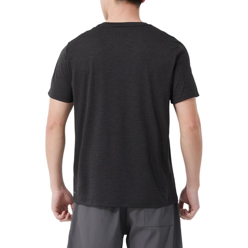 PUMA T Shirts Men's Black Crew Neck Moderate Straight Fit 527378-01