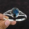 Boulder Azurite Cuff Bracelet Handmade Antique Jewelry 925 Sterling Silver Bangle Adjustable Bangle Original Gemstone Jewelry Gift For Women