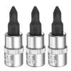 3 шт. PH1 PH2 PH3 Крестовые Биты Головки 1/4" Квадратный Привод Головки Инструменты Удлинитель Ударные Биты Головка Ключа Адаптер Ручные Инструменты