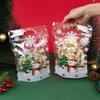 100PACK Christmas Treat Bags Self Adhesive Cookie Bags  Snowman Snowflake Gift Bags for Christmas Party Favorsew Year, Thanksgiving & More