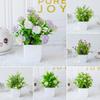 False Plants Artificial Flower Fake Simulated Tree Pot Plants New Potted Flowers  Home Garden Decor