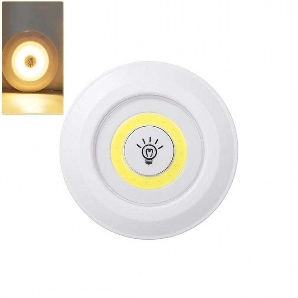 Super Bright Cob Under Cabinet Light LED 5W Wireless Remote Control Dimmable Wardrobe Night Lamp Home Bedroom Kitchen Nightlight