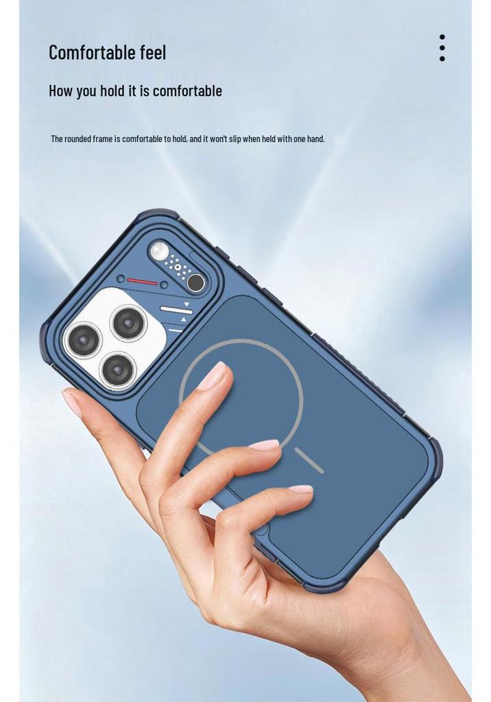 Магнитный чехол с защитой от падения и подушками безопасности для Samsung S25/S26 Ultra - Защитный чехол