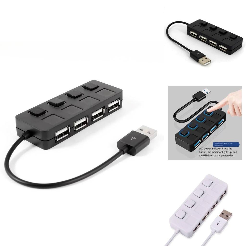 USB-концентратор с переключателем и четырьмя портами для клавиатуры, мыши, USB-накопителя, передачи данных