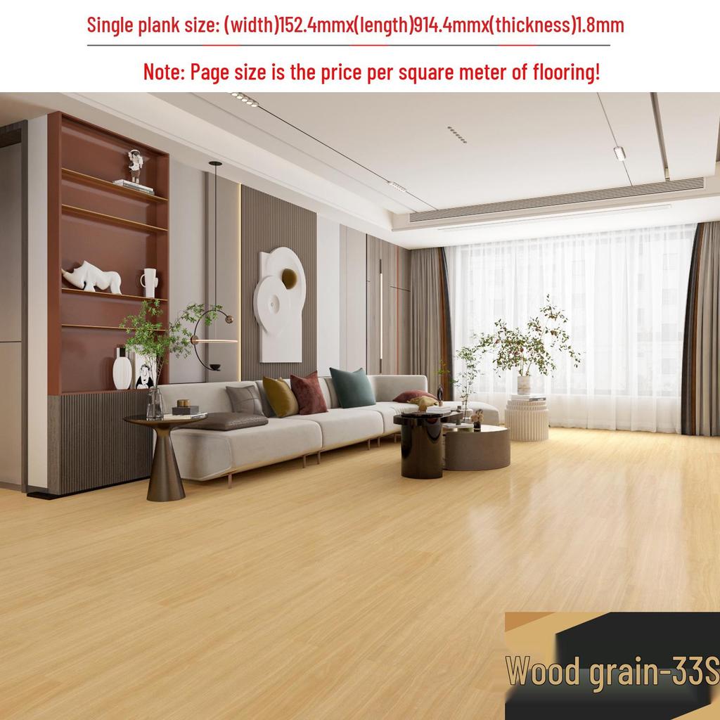 Самоклеящаяся водонепроницаемая виниловая наклейка для пола под камень: Толстое, износостойкое ПВХ-покрытие для спален