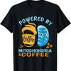 Учитель биологии Ученый Питаемый митохондриями и кофе Футболка