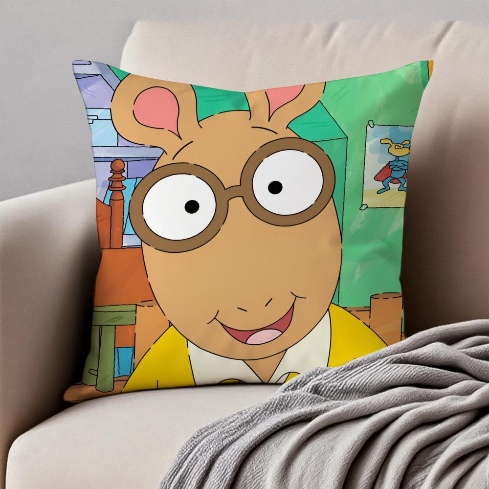 Pop American Singer AArthur Cushion Cover Pillowcase Antidustmite Invisible Zipper Short Plush Sofa Cushion