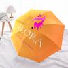1 шт. Автоматический складной зонт - Узор Flora Sound Records, Портативная и складная конструкция с 8 спицами, Подарки на Рождество и День рождения