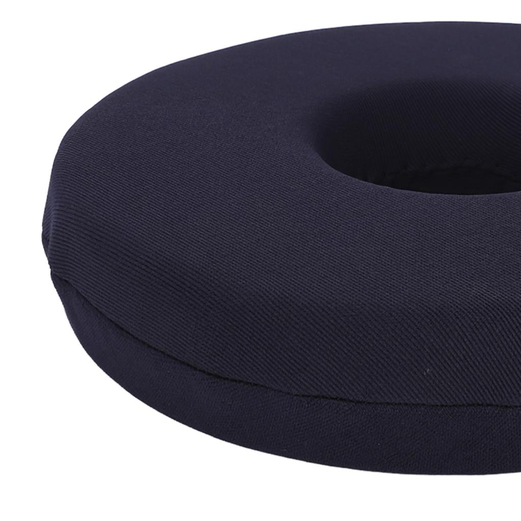 Подушка-пончик Многофункциональная Губка Подушка для сиденья стула-пончика для дома, машины, офиса Черный 25 см