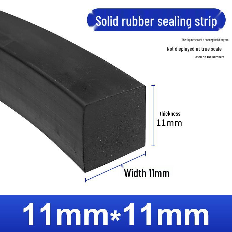 Nitrile Rubber Strip: Oil & Pressure-Resistant Shock Absorbing Glass Pad for Sealing & Joint Support