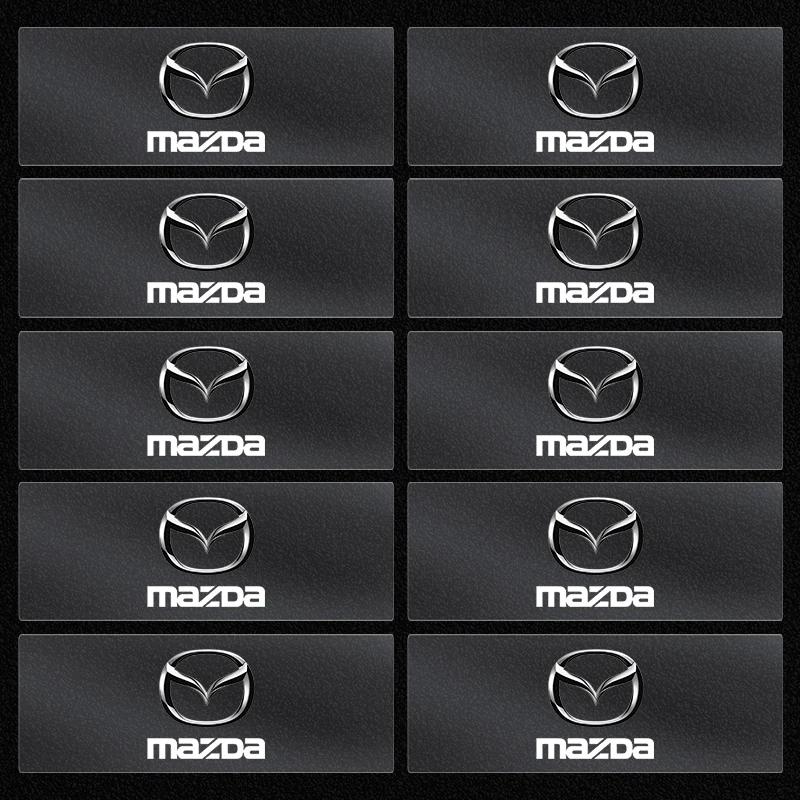 Наклейка на интерьер автомобиля Наклейки на центральную консоль Эмблема Значок Для Mazda 2 3 5 6 8 Atenza CX5 CX-7 CX-9 MX-5 RX Логотип автомобиля Аксессуары