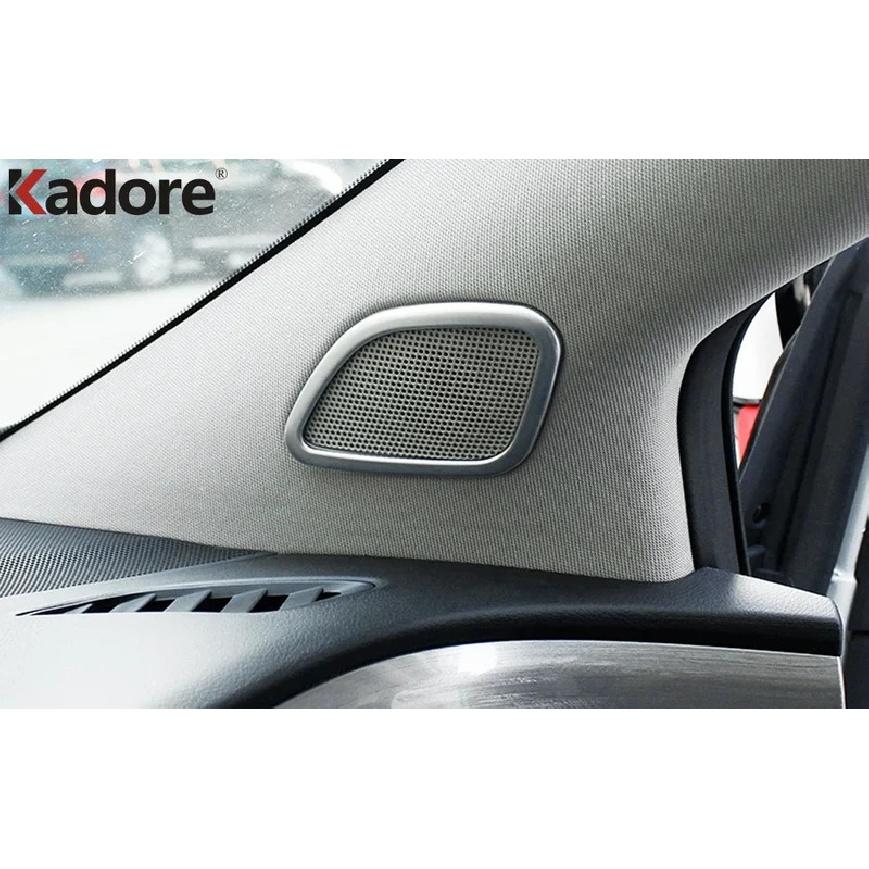For Nissan Murano 2015-2017 2018 Matte Car Front Inner Door A Pillar Speaker Cover Trim Interior Accessories