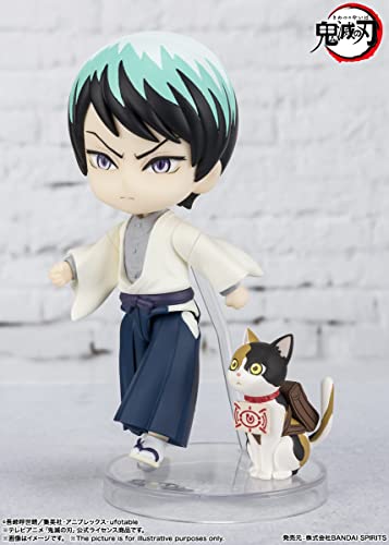 TAMASHII NATIONS Фигурки мини-убийца демонов: Kimetsu no Yaiba Yushiro, подвижная фигурка, окрашенная из ПВХ и АБС, примерно 90 мм