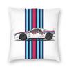 Henri Toivonen  Square Pillowcase Polyester Linen Velvet Pattern Zip Decor Car Cushion Cover