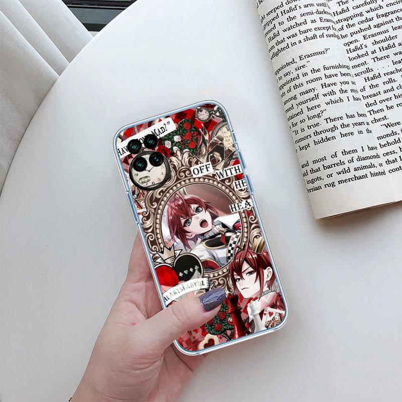 Прозрачный чехол для телефона Twisted Wonderland для Motorola Moto E22I E22S E22 E32 E40 E7 E7I G Plus Power Play Stylus G22 G14