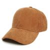 2023 New Solid Color Corduroy Baseball Caps Snapback Caps Casquette Autumn Winter Hat Casual Hip Hop Dad Hats for Men Gorras