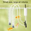 Aquarium USB Oxygen Air Pump Fish Tank Portable Dual-hole Silent Air Compressor Aerator Mini Adjustable Air Volume Accessories