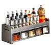 Multifunctional Condiment Jar Storage Holder Waterproof Spice Jars Rack Seasoning Box Rack  Salt
