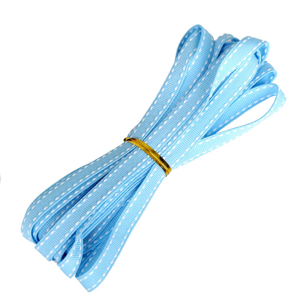 10mm Wide Polka Dot Webbing Packaging Gift Decoration Threaded Belt Colorful Various Ribbons