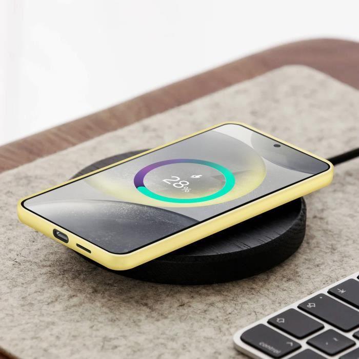 Coque Pour Samsung Galaxy S25 Cuir d'Origine Kindsuit Samsung Dorée