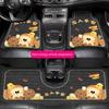 Cute Cartoon-Style Car Floor Mats, Dirt-Resistant and Soil-Scraping Resistant, Universal and Customizable Diatomaceous Earth One-Piece Car Carpet Mats
