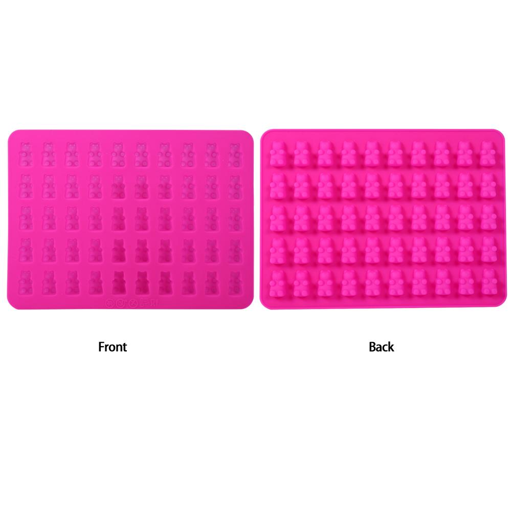 Original Deals Silicone Mold for 50 Haribo Bear Gummy Candy, 18.7 x 13.7 x 1 cm, Pink, Baking DIY