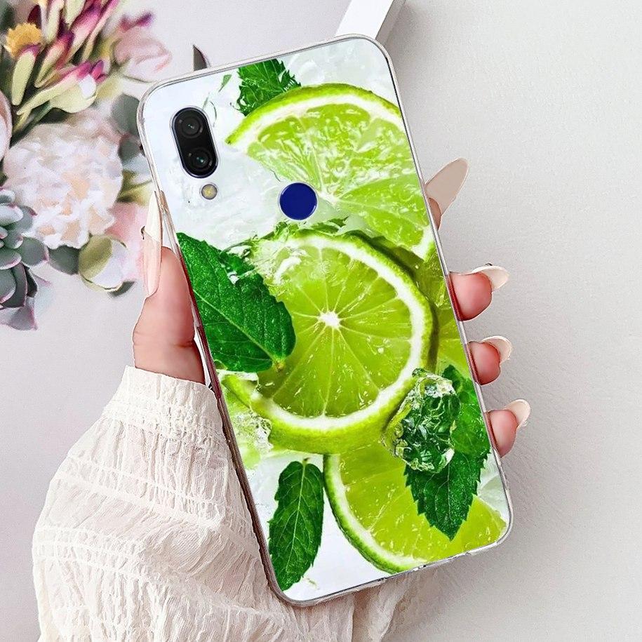 Для чехла Xiaomi Redmi 7 7A Чехол Роскошный Расписной Мягкий Прозрачный Силикон ТПУ Ударопрочный Чехол Для Xiaomi Redmi Note 7 Pro Note7 Coque