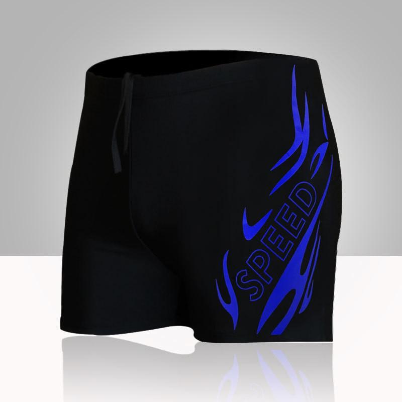 Mens Quick-Dry Training Swim Trunks Pool Gym Swimming Diving Spa Sports 5/8 Length Compression Fit