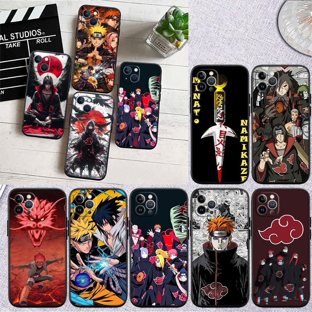 PP5 Аниме Наруто Акацуки Мягкий чехол для телефона для Redmi Note 10 11 12 Pro Max 10S 10C 10T 11A 11S 12S 12C