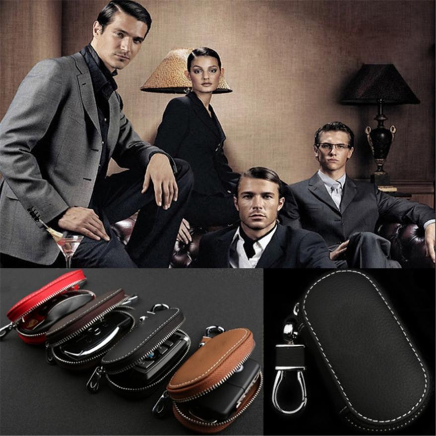 Модные портативные однотонные кошельки для ключей от машины, держатель для ключей, высококачественный чехол для ключей из искусственной кожи